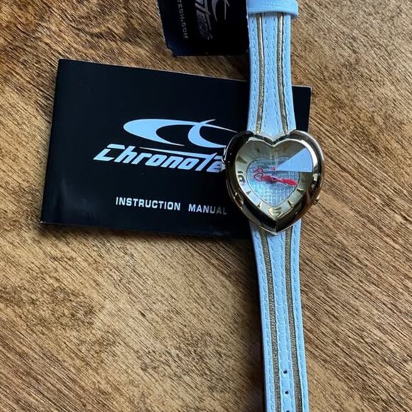 LOVE💓 COLLECTION Chrono tech Brand New Watch With Genuine Crystal - Picture 1 of 6